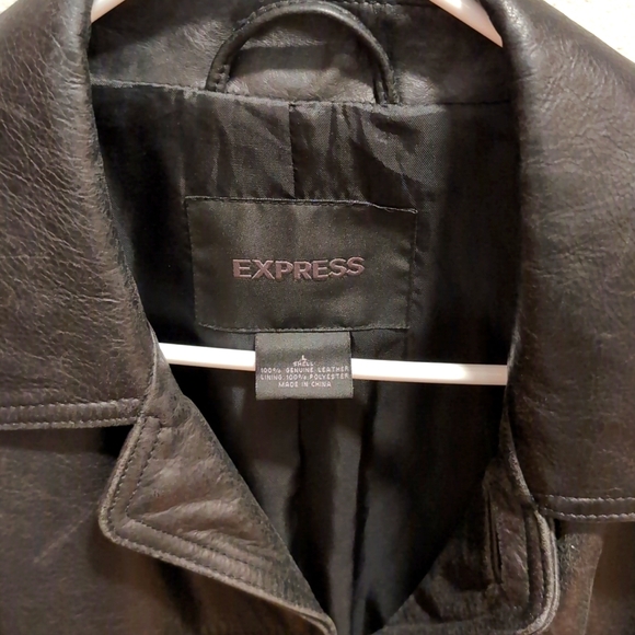 Men's Express Leather Jacket - Picture 2 of 8